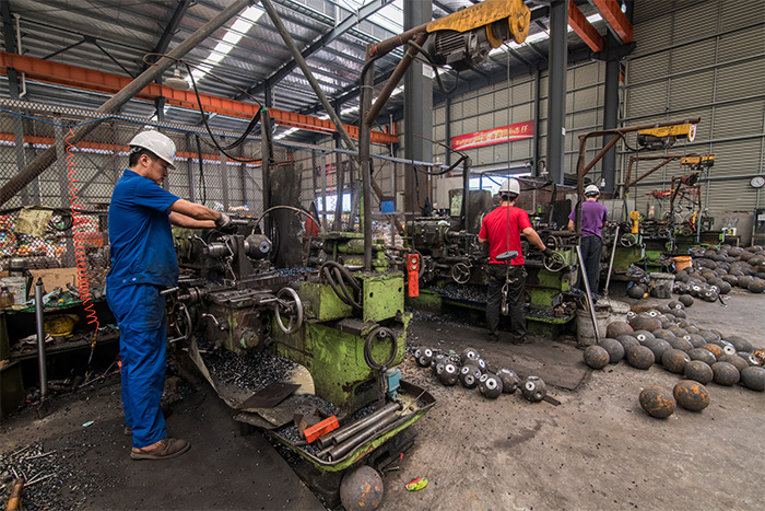 池州网架配件车间